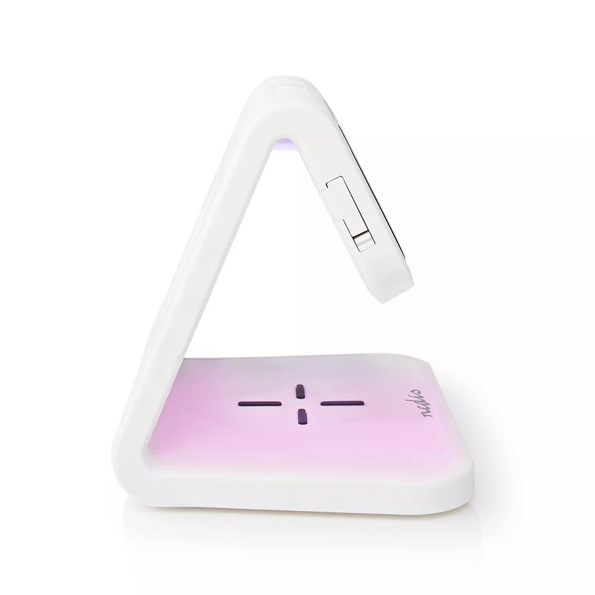 Ceas cu alarmă Nedis încărcător wireless Qi lumină multicoloră alb – IoElectronice.ro [6]