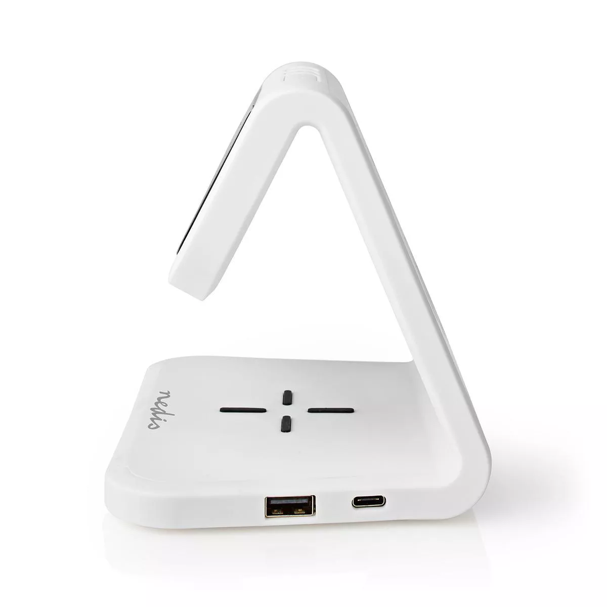 Ceas cu alarmă Nedis încărcător wireless Qi lumină multicoloră alb – IoElectronice.ro [2]