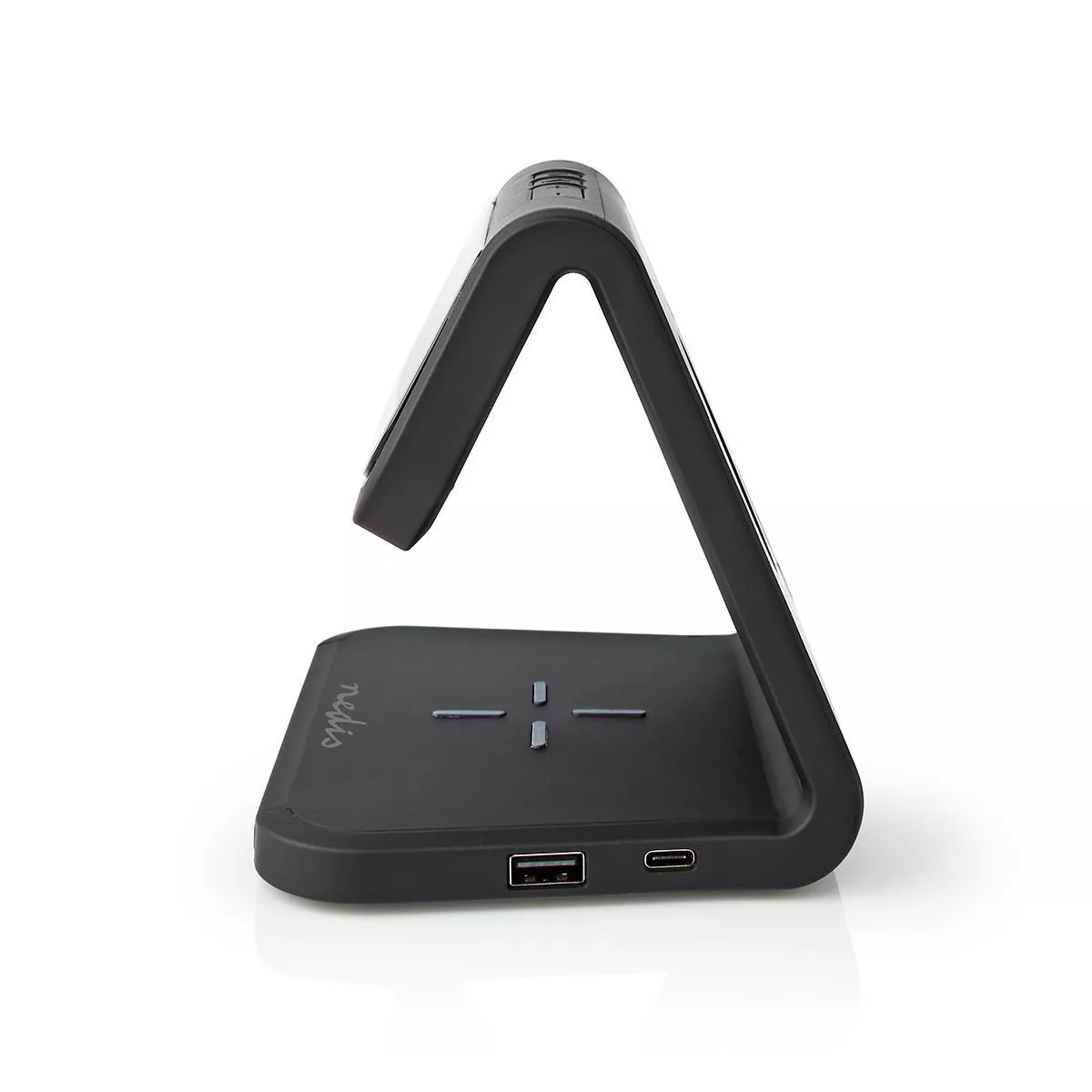 Ceas cu alarmă Nedis încărcător wireless Qi lumină multicoloră negru – IoElectronice.ro [2]