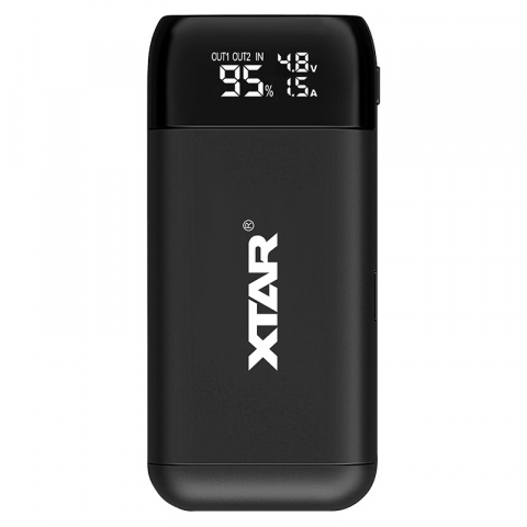 Incarcatoare acumulatori - Încărcător Profesional Li-Ion XTAR PB2S cu Funcție Power Bank, Reactivare Baterii Profunde