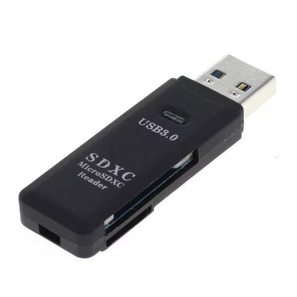 Cititoare de carduri - Cititor de carduri USB 3.0 cu micro USB și suport microSDXC până la 128GB