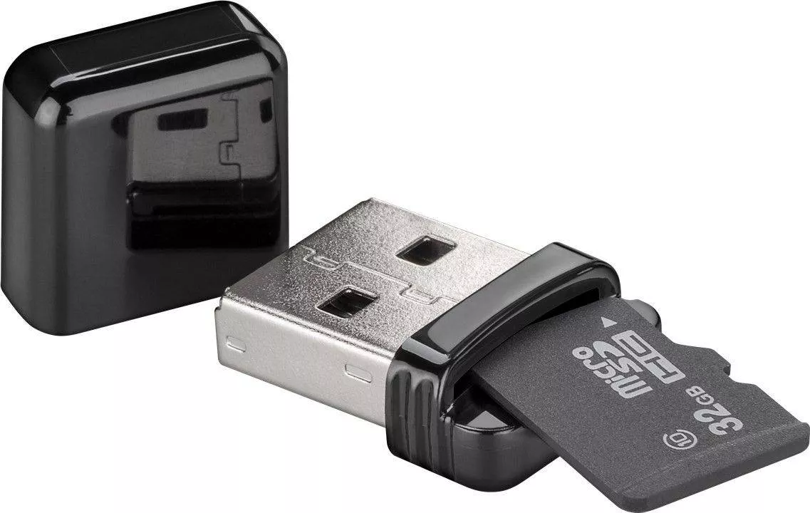Cititoare de carduri - Cititor de card micro SD USB 2.0 Goobay – IoElectronice.ro