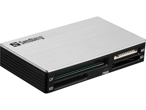 Cititoare de carduri - Cititor de carduri all-in-one Sandberg USB 3.0 gri – Viteză și compatibilitate pentru toate tipurile de carduri