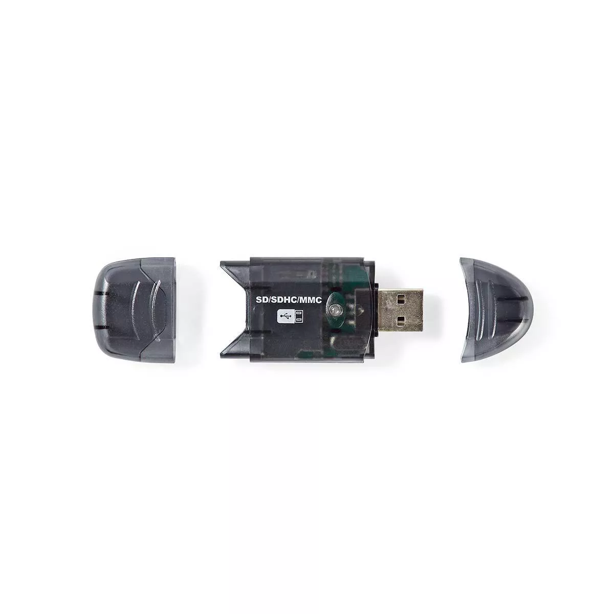 Cititoare de carduri - Cititor de carduri Nedis USB 2.0 pentru SD, SDHC și MMC – Portabil, rapid și compatibil cu Windows