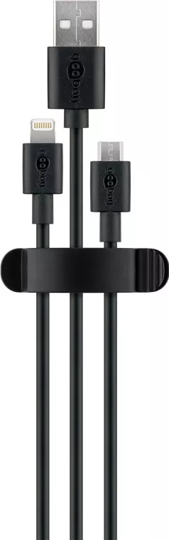 Cleme pentru gestionarea cablurilor 3 sloturi Goobay set 3buc negru – IoElectronice.ro [1]