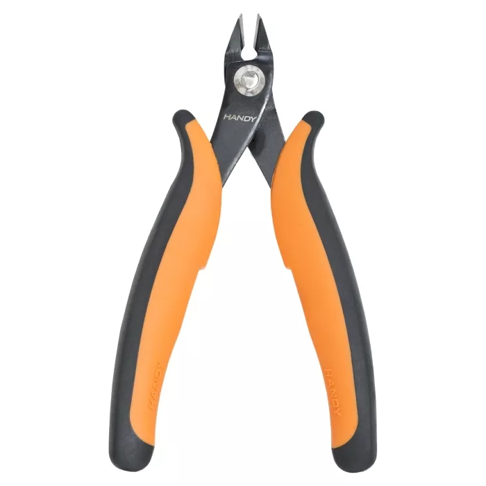 Clesti-sficuri - Cleste cu cioc curbat 127mm HANDY din oțel Vanadiu-Crom, maner cauciucat – instrument de calitate pentru reparații