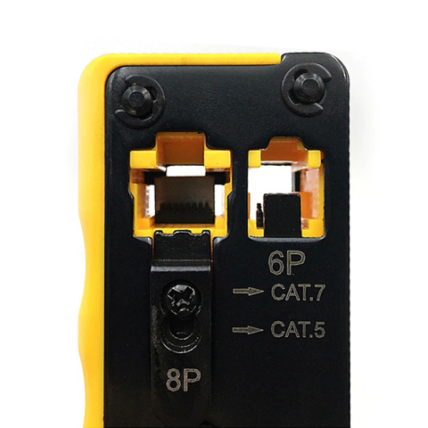 Clește sertizare RJ45 Pass Through CAT7 CAT6 CAT5 + RJ11 HT-7088 EUROKOMP, compatibil cu standarde Cat 5e, Cat 6, Cat 6A [4]