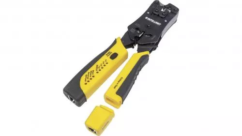 Clește sertizare universal cu tester rețea RJ45 780124 Intellinet pentru conectare cabluri rețea [1]