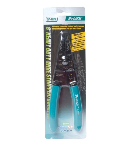 Clește sertizat papuci electrici 5in1 8" Pro'sKit pentru sertizare cabluri și conexiuni electrice [1]