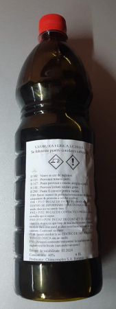 Scule mentenanta - Clorura ferică 1 litru concentrație 40%