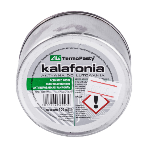Colofoniu 100gr curata suprafetele ce urmeaza a fi lipite AG TermoPasty – IoElectronice.ro [1]