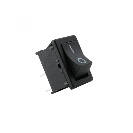 Electrice - Comutator 3A 250V 1 circuit 2 poziții ON-OFF negru 12mm Somogyi Elektronic