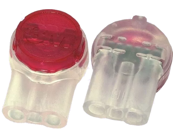 Conector 3 fire 0.4-0.9mm Scotchlok IDC 19-26AWG roșie 3M lungime 3m, 24 luni garanție persoane fizice [2]