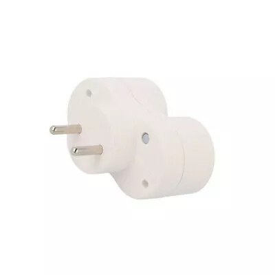 Triplu stechere - D.3802 Conector AC supply splitter Layout 2P Type round white 16A PAWBOL