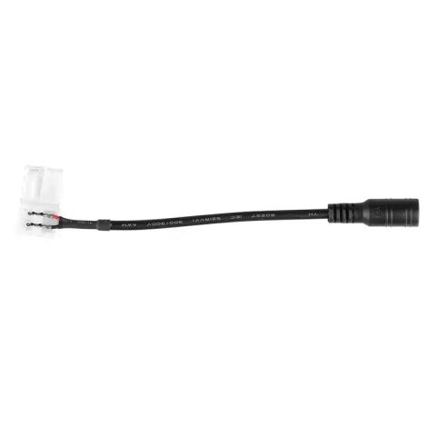 Conectori banda LED - Conector alimentare pe fir pentru banda LED 3528 – IoElectronice.ro