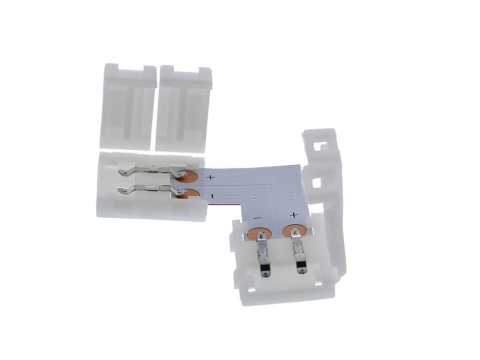 Conector bandă LED 10mm PCB forma L 1 buc Well, compatibil pentru iluminat LED alb [1]
