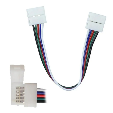 Conectori banda LED - Conector bandă LED flexibil 5050 RGB+ALB 5 fire V-TAC – IoElectronice.ro