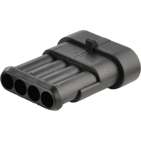 Conector cablu Superseal 1.5 tata mufa 4 pini IP67 TE Connectivity 282106-1 [1]