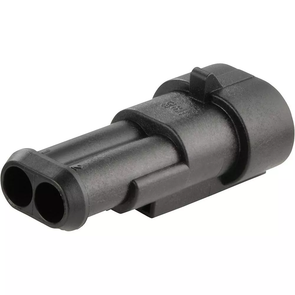 Conectica - Conector cablu Superseal 1.5 tata mufa 2 pini IP67 TE Connectivity 282104-1 – IoElectronice.ro