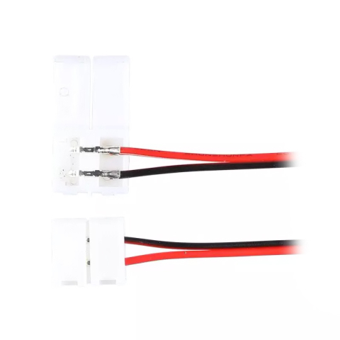Conector pe fir banda LED 5050 V-TAC 2 pini 20cm pentru iluminat decorativ [1]