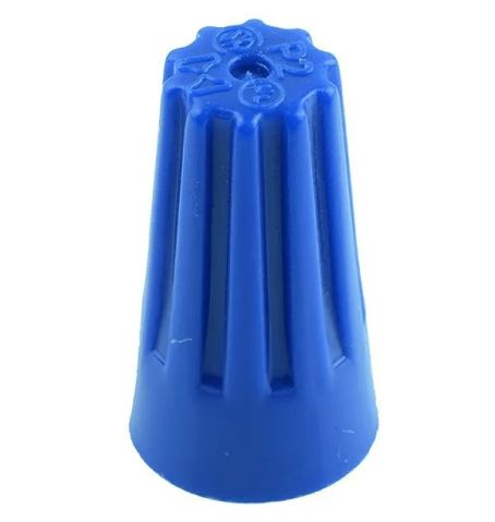 Mufe AC-DC - Conector prin insurubare cu eliberare rapida albastra 22AWG-14AWG sucit max.105C NINIGI ST-130/B - IoElectronice.ro