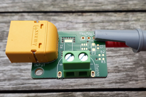 Conector soclu XT60 tata 2 pin alimentare DC pentru PCB THT AMASS XT60PW-M 30A 14AWG [1]