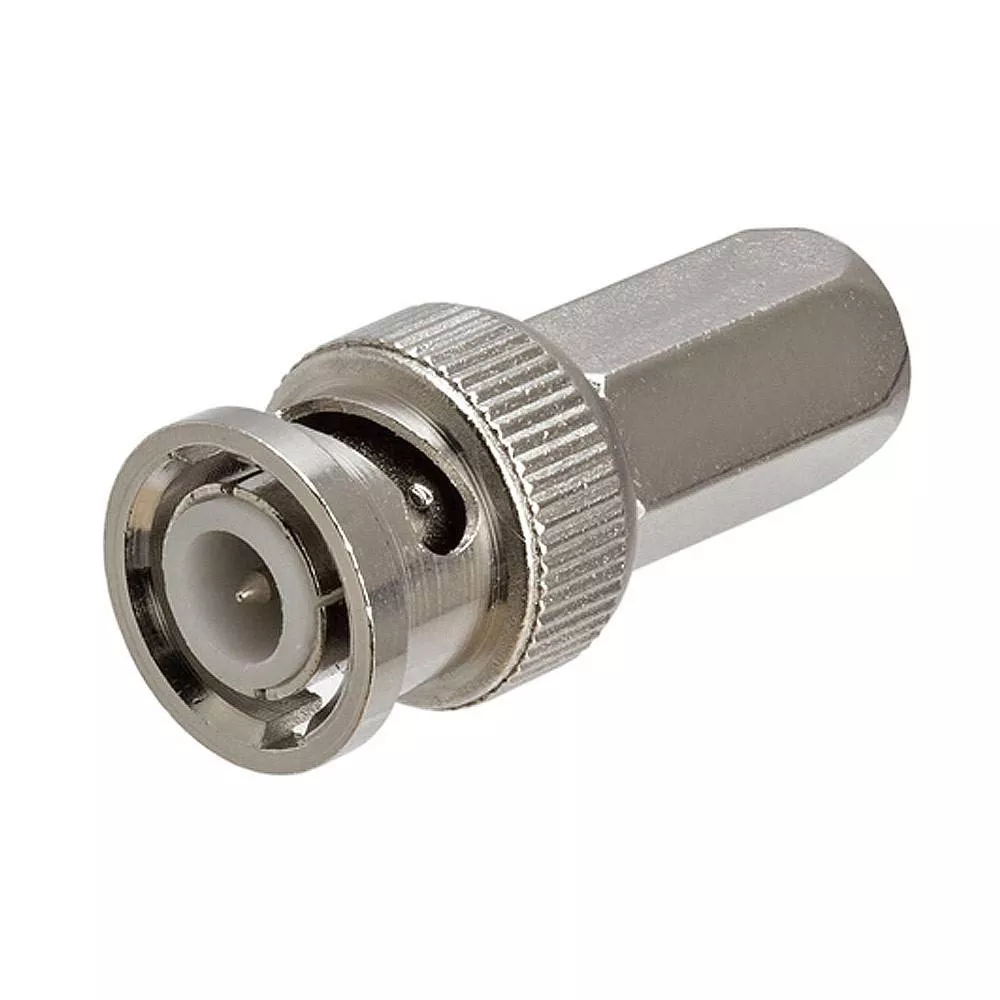 Mufe BNC - Conector tata BNC RG6 7mm 304 URM68TC Valueline - IoElectronice.ro