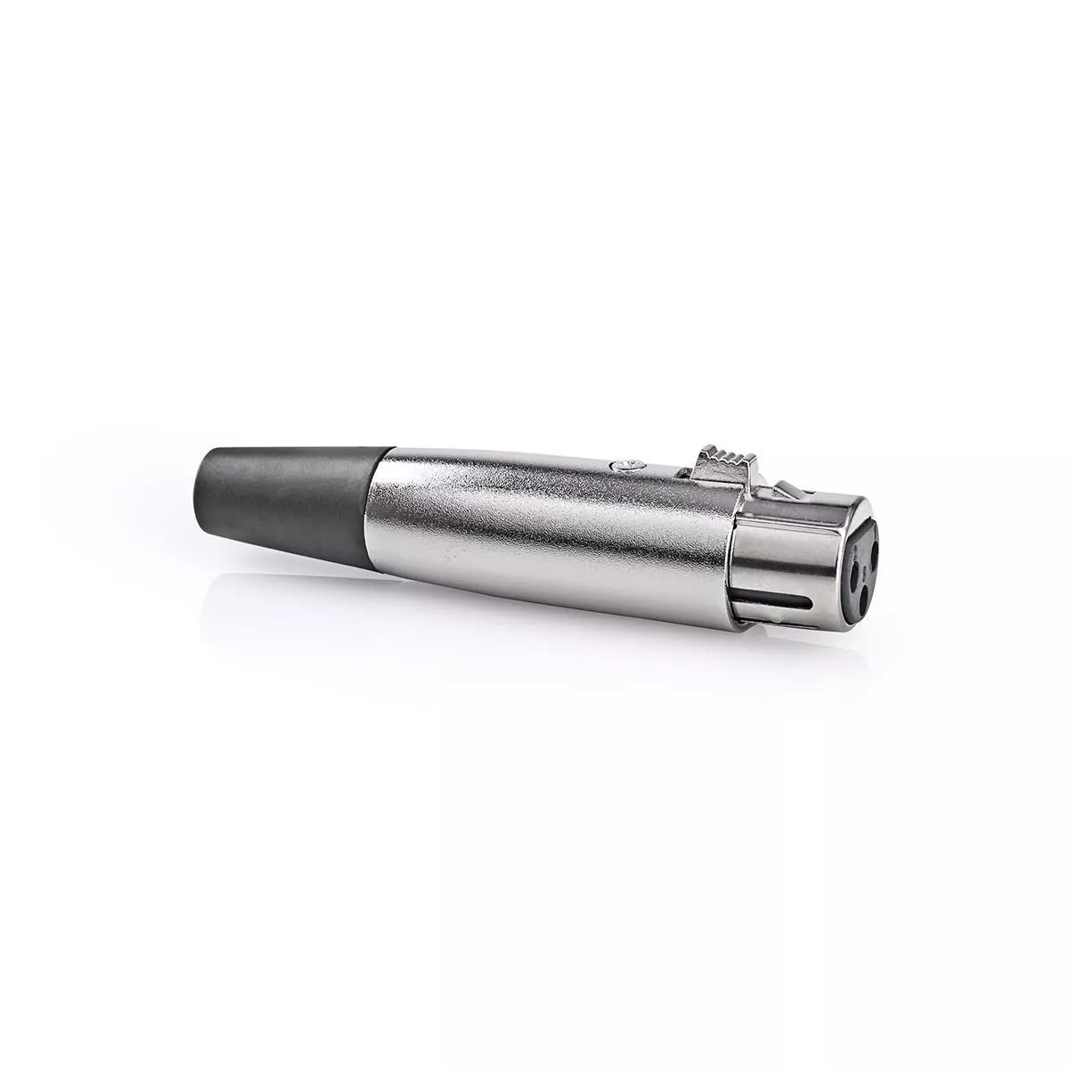 Mufe XLR - Conector XLR 3 pini mama metal NEDIS – IoElectronice.ro