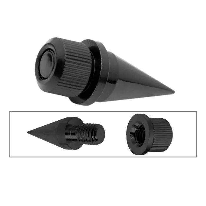 Adaptoare difuzor - Contacte ascuțite pentru incinte acustice metal negru – IoElectronice.ro