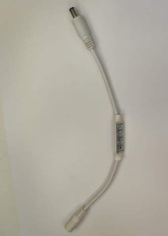 Controller banda LED - Controler BANDA LED 12V MODE SPEED LIGHT montaj pe fir cu conectori 2.1x5.5 mama/tata – IoElectronice.ro