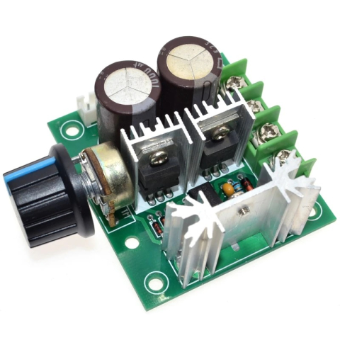 Module diverse - Controler de Viteză Motor 400W 12-36VDC 10A PWM Regulator Reglează Puterea Motorului