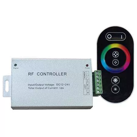 Controller banda LED - Controller Banda LED RGB cu TOUCH 12V/24V 12V/216W 24V/432W V-TAC – IoElectronice.ro