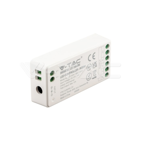 Controller banda LED - Controller banda LED RGB+W alb WI-FI 12/24V 12A V-TAC SKU-2913 – IoElectronice.ro