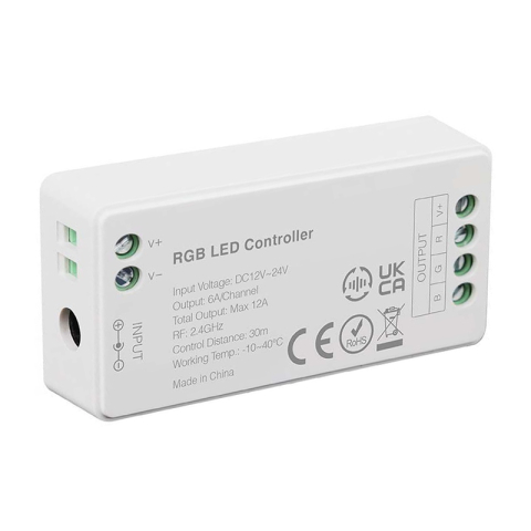 Controller banda LED - Controller banda LED RGB WI-FI 12/24V 12A V-TAC SKU-2912 – IoElectronice.ro