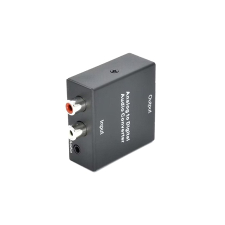 Convertor audio digital la analog Toslink si coaxial la RCA si jack 3,5 mm [1]