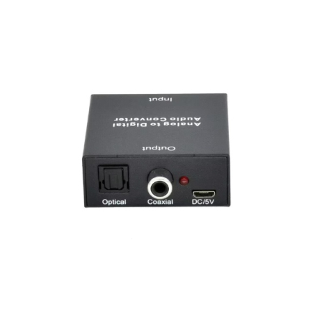 Conectica - Convertor audio digital la analog Toslink si coaxial la RCA si jack 3,5 mm