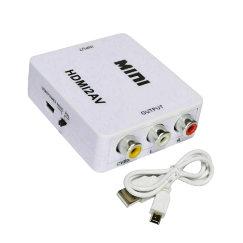 Convertor audio/video HDMI 1080P la 3x RCA OEM, ideal pentru conectarea dispozitivelor video. [1]