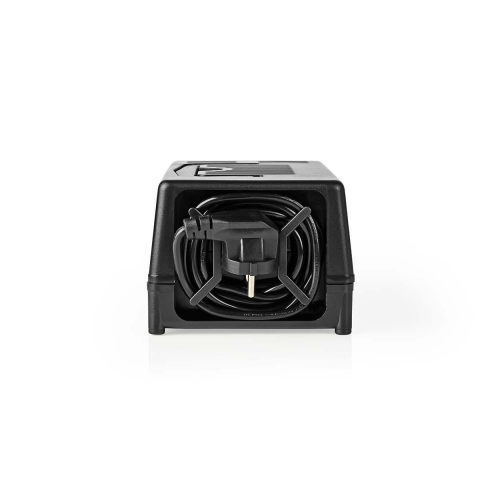 Convertor de tensiune 230V-110V 300W Nedis, ieșire USA, negru, pentru aparate electrice. [2]