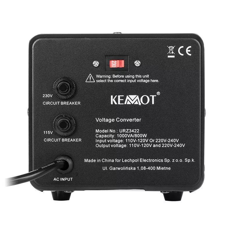Convertor tensiune 230V-110V 800W 1000VA KEMOT – IoElectronice.ro [1]