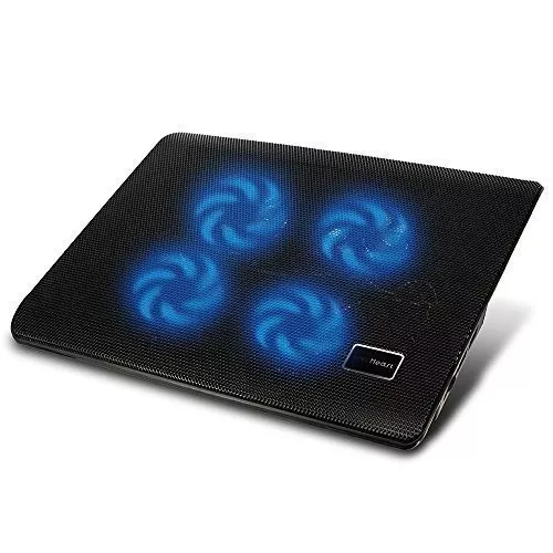Coolere laptop - Cooler Pad Laptop SMART FOX L112A, 4 Ventilatoare Silențioase, Port USB Dual, Design Portabil, 350x250x20mm
