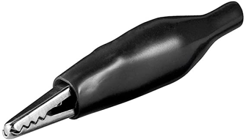 Mufe crocodil - Crocodil clip negru 36mm Goobay 11416 – IoElectronice.ro