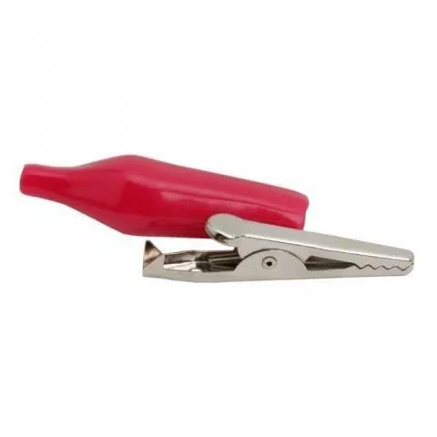 Crocodil clips 36mm roșu Goobay, cleste crocodil, EAN 4040849114151, garanție 24 luni persoane fizice [1]