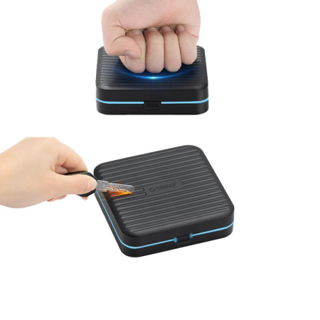 Cutie protecție Orico PSCD-5-BK pentru 10 carduri SD, 6 carduri MicroSD, 2 CompactFlash, dimensiuni 110x114x30mm, neagră. [3]