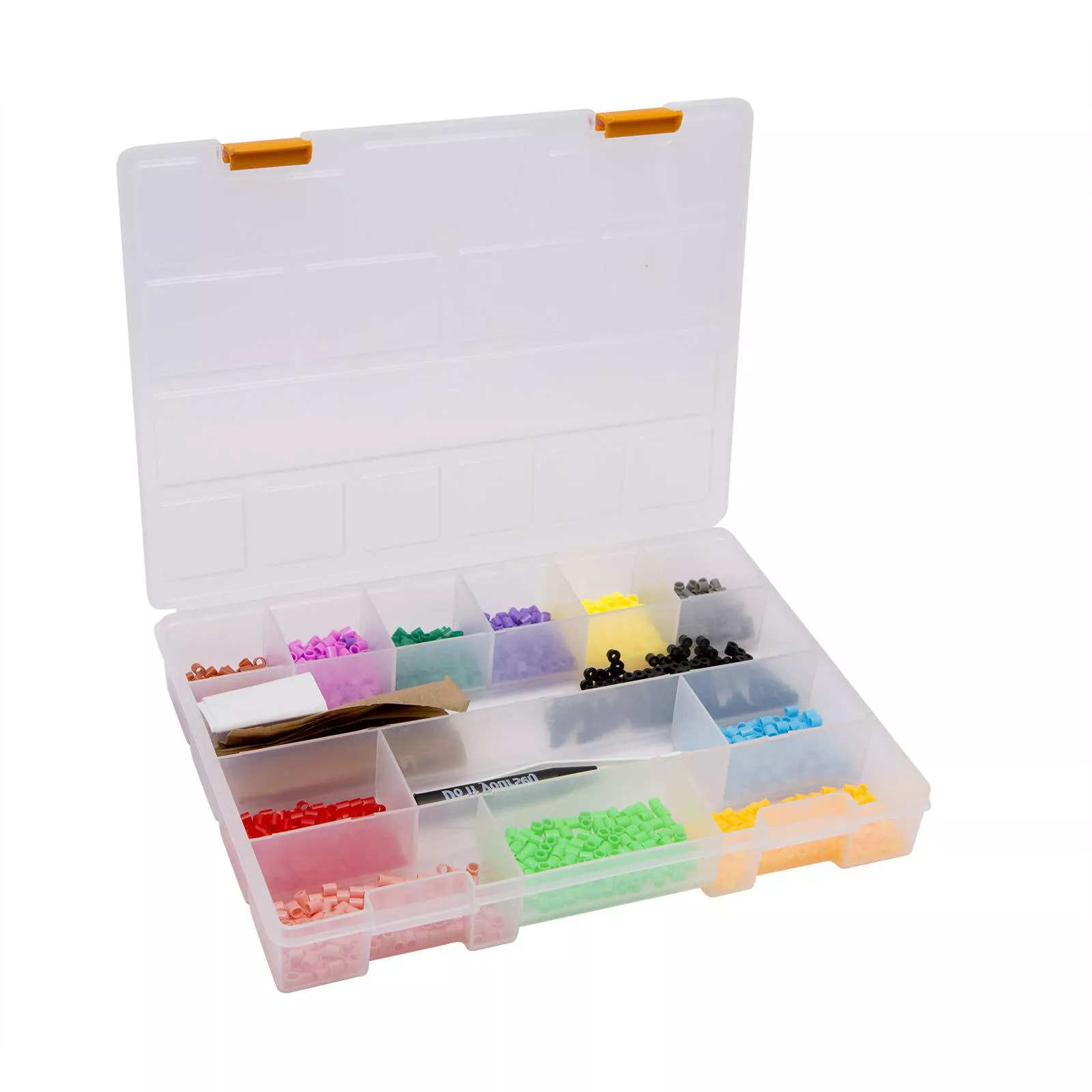 Scule mentenanta - Cutie de stocare rezistentă 275x200x40mm cu 13 compartimente și capac transparent
