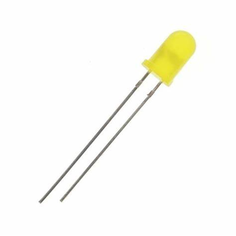 Led-uri - Dioda LED 5mm galben 2VDC – IoElectronice.ro
