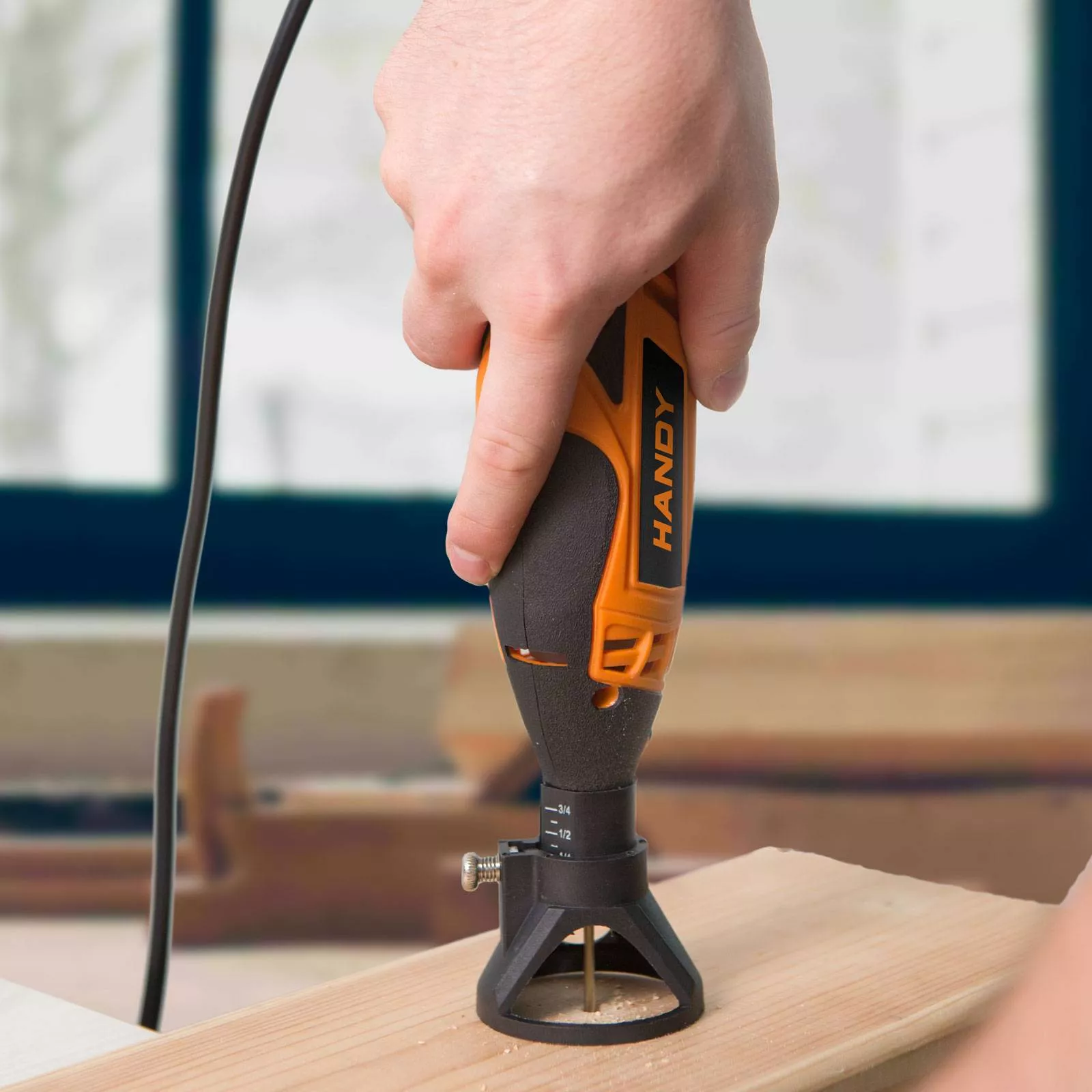 Mini-masina de frezat/gaurit HANDY DRILL MAXI 170W 230V AC, placat cu aur, garanție 24 luni persoane fizice [1]