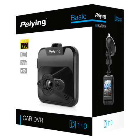 DVR auto D110 HD 3Mpx 120 grade Peiying PY-DVR002 cu înregistrare video și unghi larg de vizualizare [4]