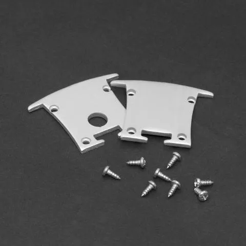 Profile aluminiu banda LED - Element de închidere pentru profiluri LED din aluminiu 2buc PHENOM – IoElectronice.ro