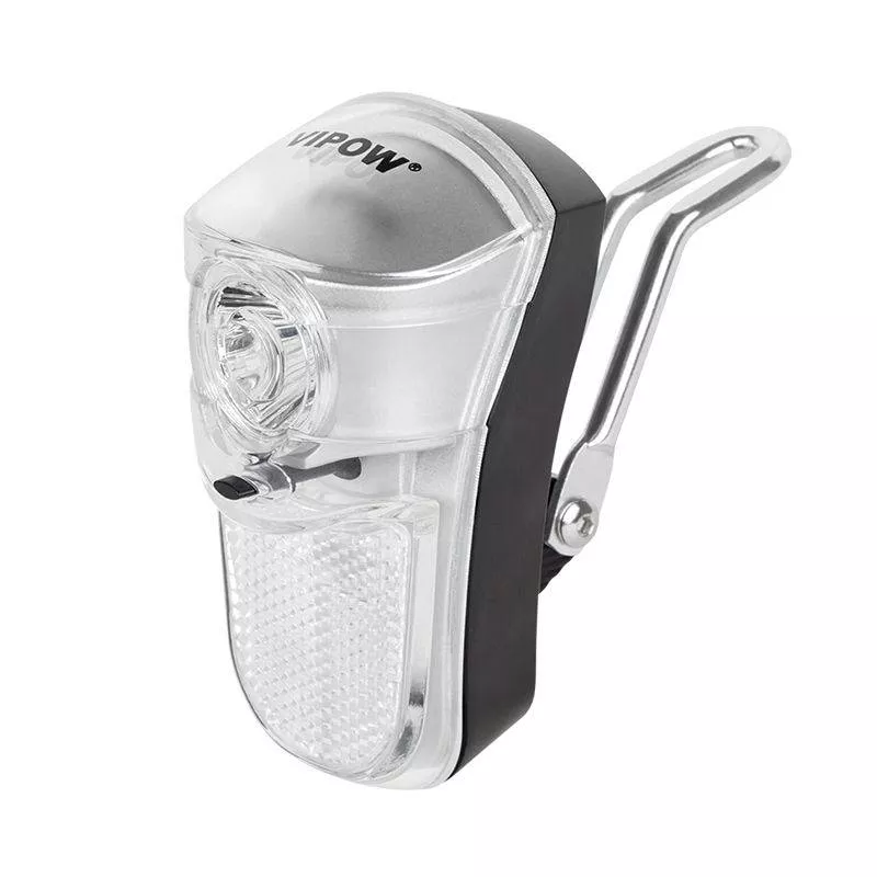 Accesorii Off-Road, ATV, QUAD, SSV - Far bicicleta cu prindere pe furcă, funcție pornit/oprit, alimentare cu 2 baterii AA, iluminare sigură și eficientă