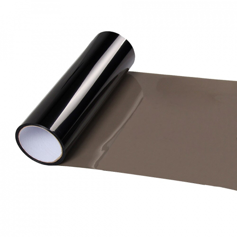 Folie de Protecție Faruri și Stopuri Auto – Fumuriu Deschis, PVC, Rezistent UV, 1m liniar [1]